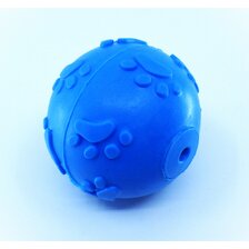 Pískacia loptička s labkami modrá